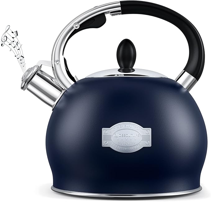 Tea Kettle for Stovetop,Vintage Whistling Tea